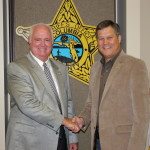 Dennis Roberts (L) Sheriff Mark Hunter (R)