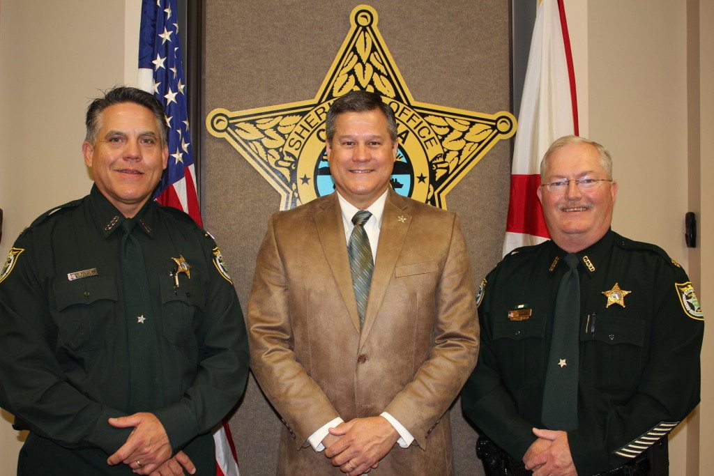 Sheriff Mark Hunter promoted Captain Joe Lucas to the rank of Major, naming him the new Chief Deputy  and Detention Deputy Chris Douglas to the rank of Captain as the Jail Administrator.