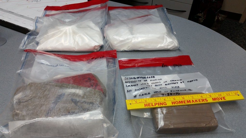 Drugs Found On Aircraft Being Serviced