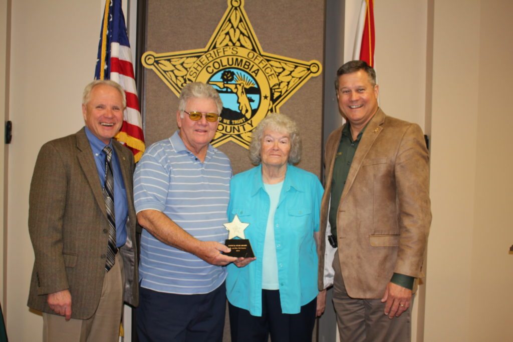 Sheriff Hunter Presents Sheriffs Youth Ranch Award