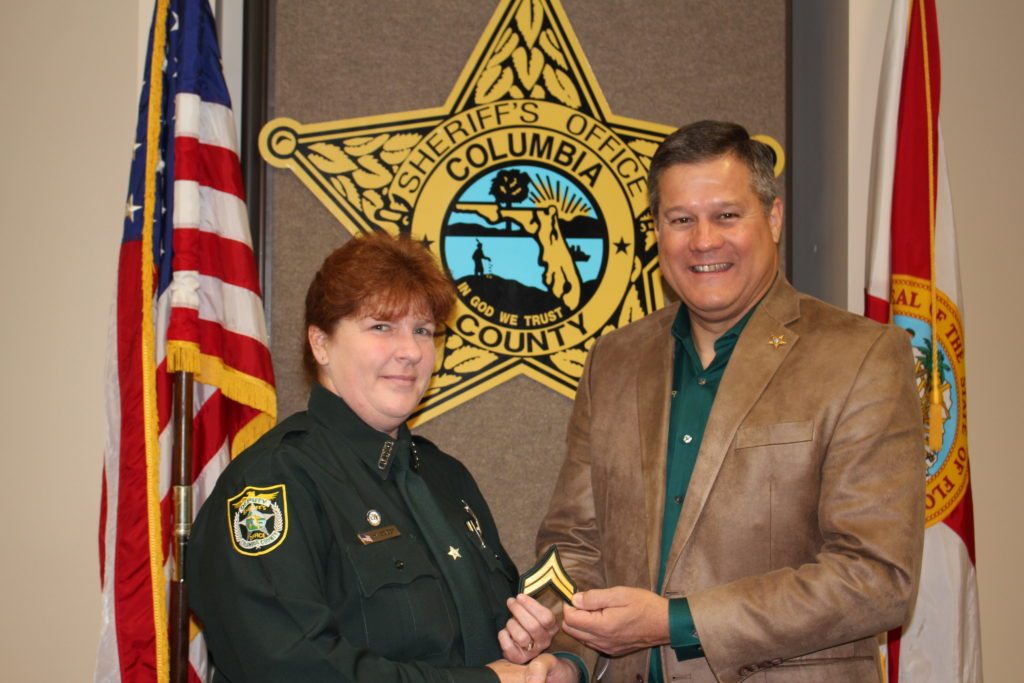 Sheriff Hunter Promotes CCSO Member