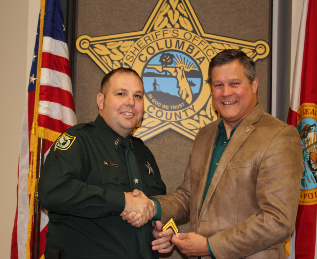 Sheriff Hunter Promotes Stapleton
