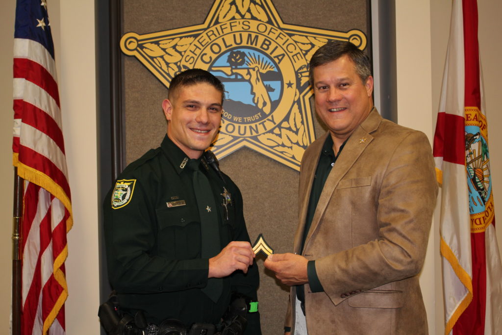 Sheriff Hunter Promotes Crews