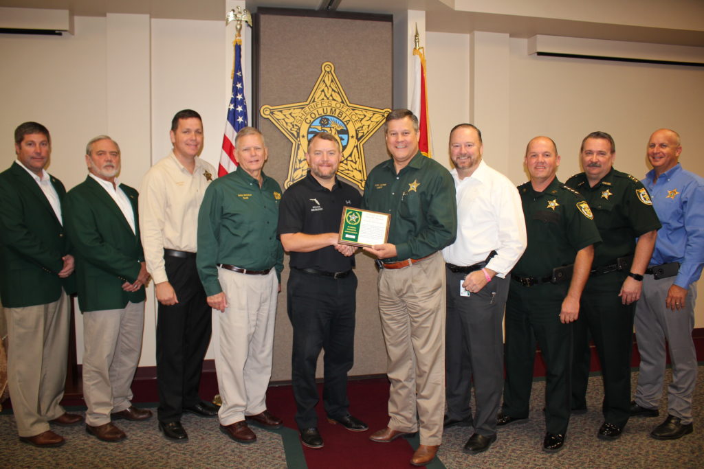 Senator Rob Bradley Given Friend of the Sheriff Award