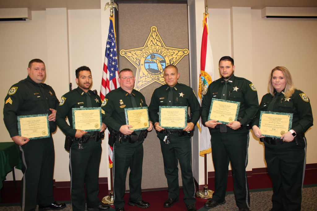 Sheriff Hunter Recognizes Six for Awards