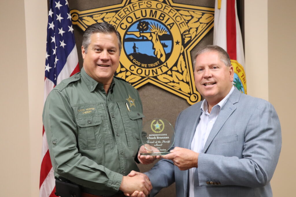 Sheriff Hunter Presents FSA Legislative Awards