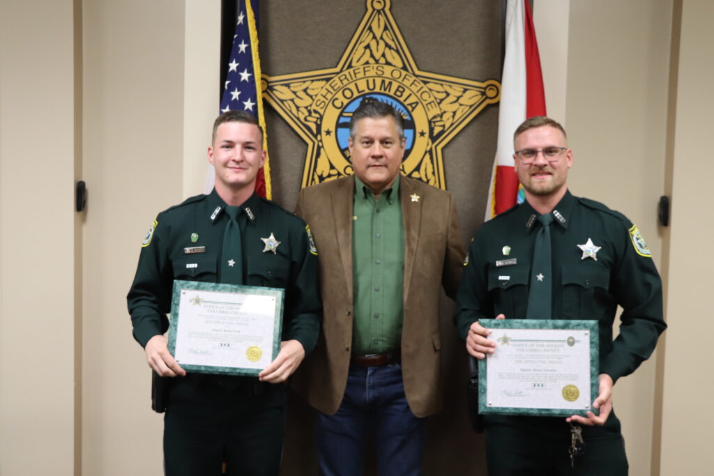 Deputies Receive Award and New Employee Welcomed!