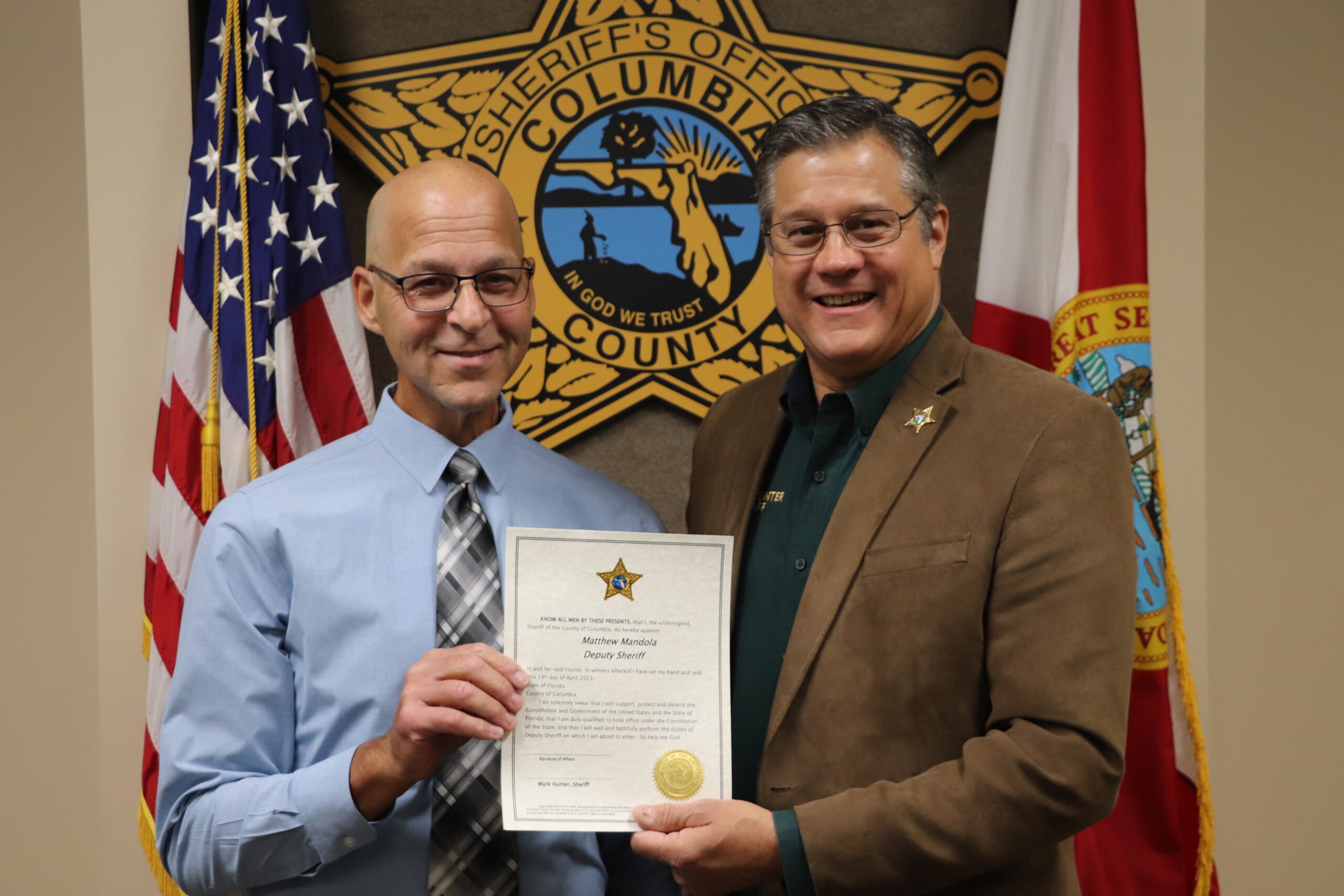 New Members Sworn In – Columbia County, FL – Sheriff's Office