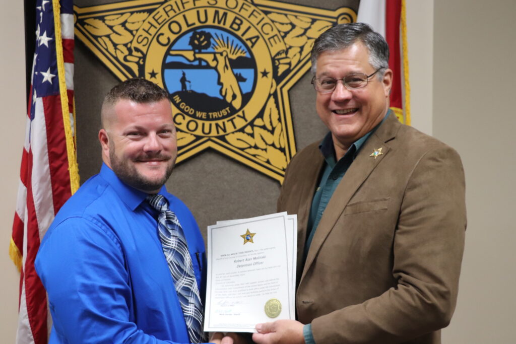 New Detention Officer Sworn In